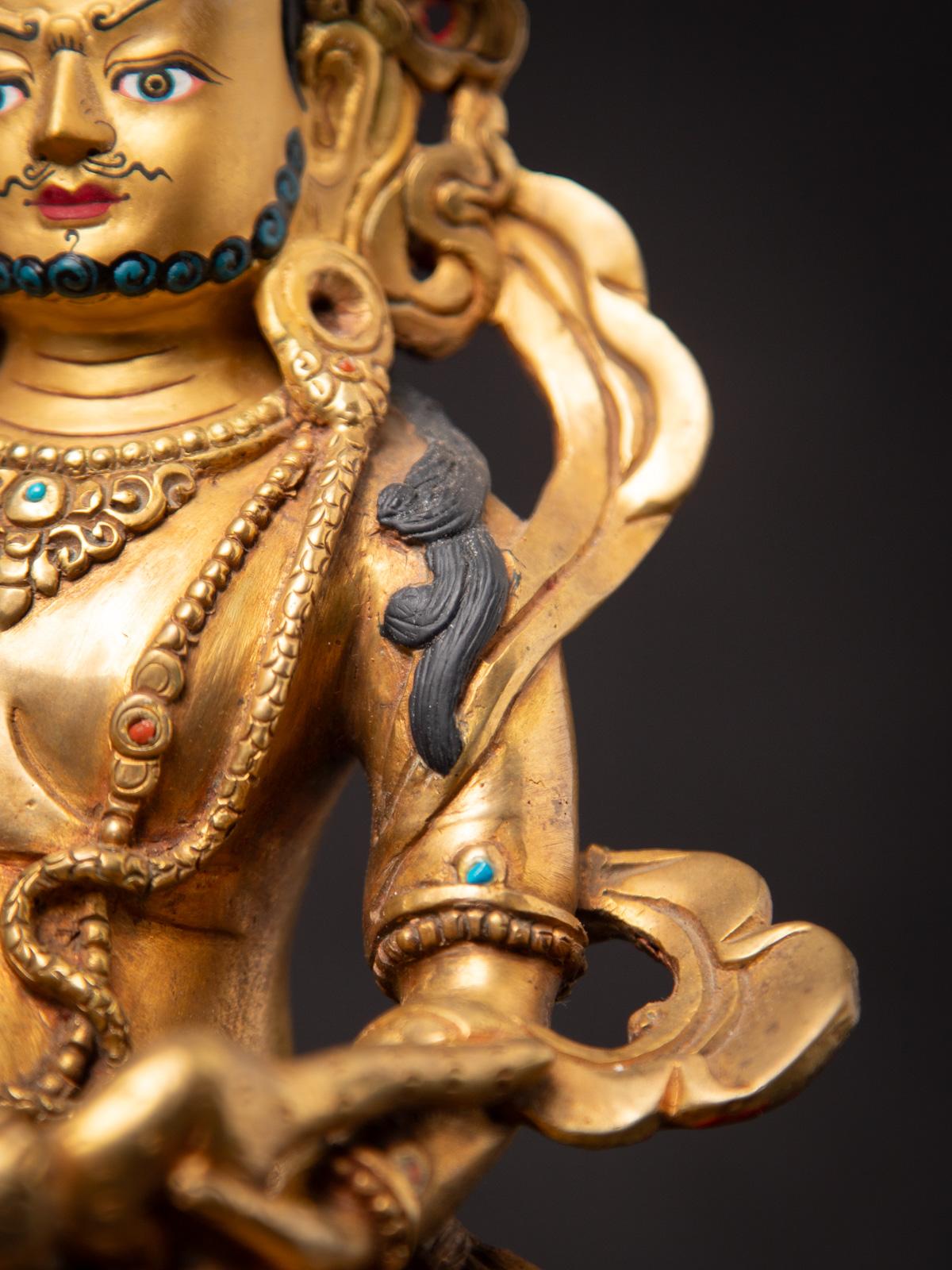 Neu gefertigter Kuber aus nepalesischer Bronze - Jambhala aus Nepal im Angebot 12