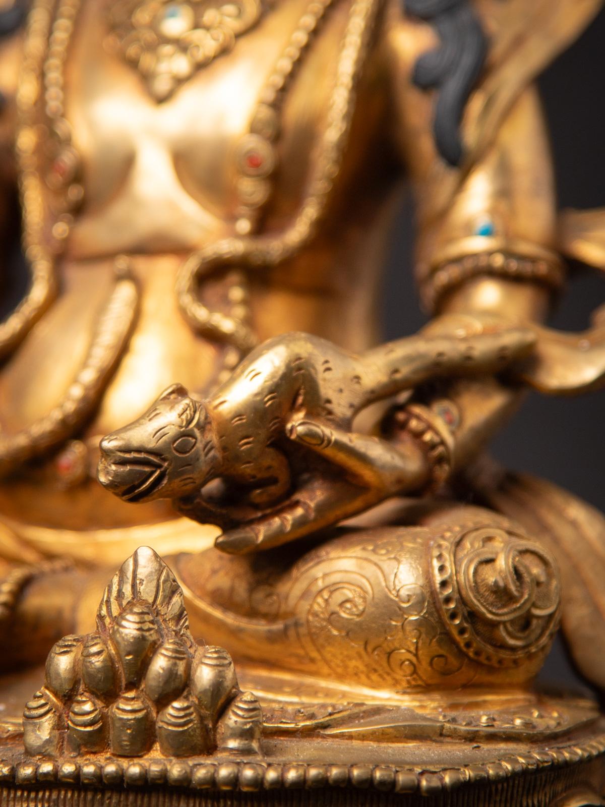 Neu gefertigter Kuber aus nepalesischer Bronze - Jambhala aus Nepal im Angebot 13