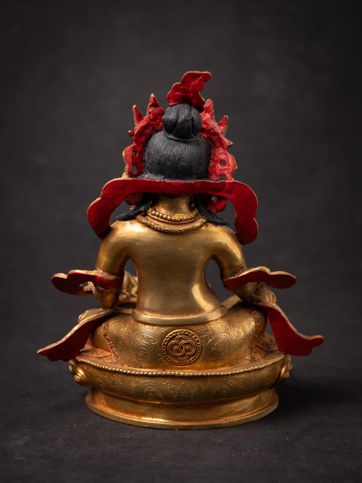 Neu gefertigter Kuber aus nepalesischer Bronze - Jambhala aus Nepal (Birmanisch) im Angebot