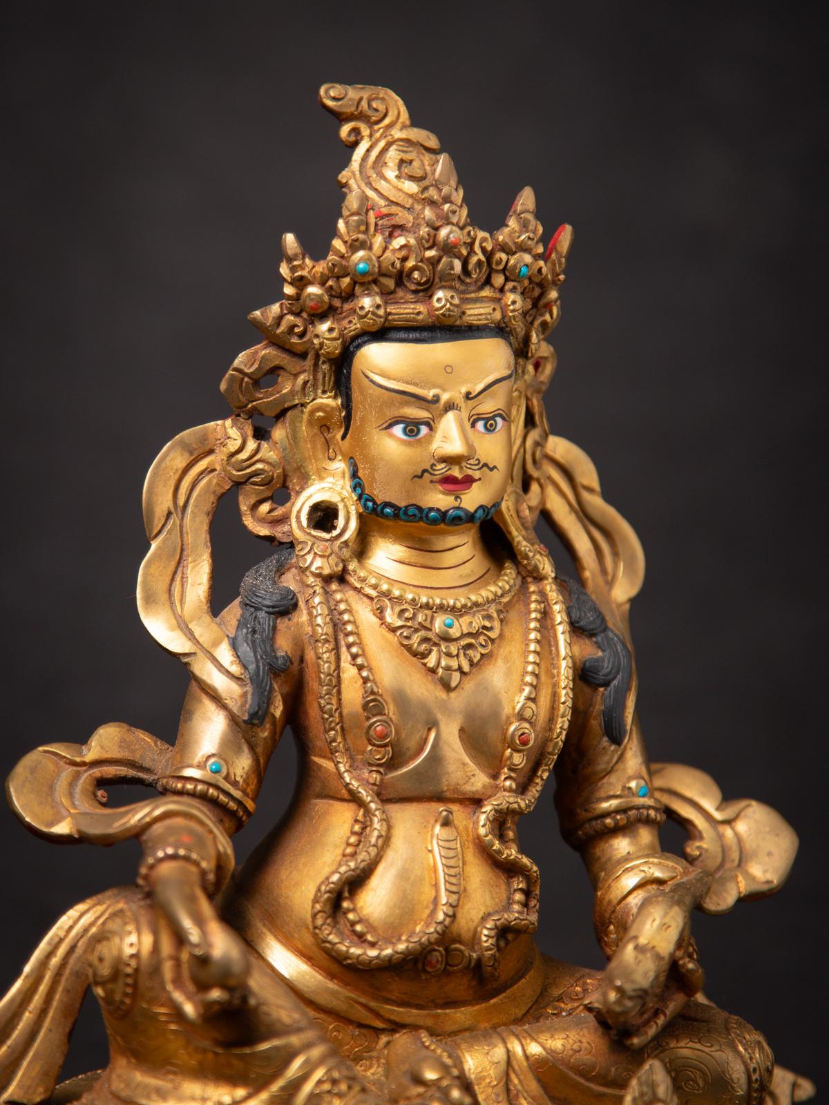 Neu gefertigter Kuber aus nepalesischer Bronze - Jambhala aus Nepal im Angebot 1