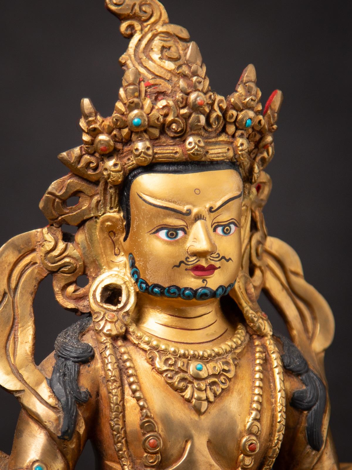 Neu gefertigter Kuber aus nepalesischer Bronze - Jambhala aus Nepal im Angebot 2