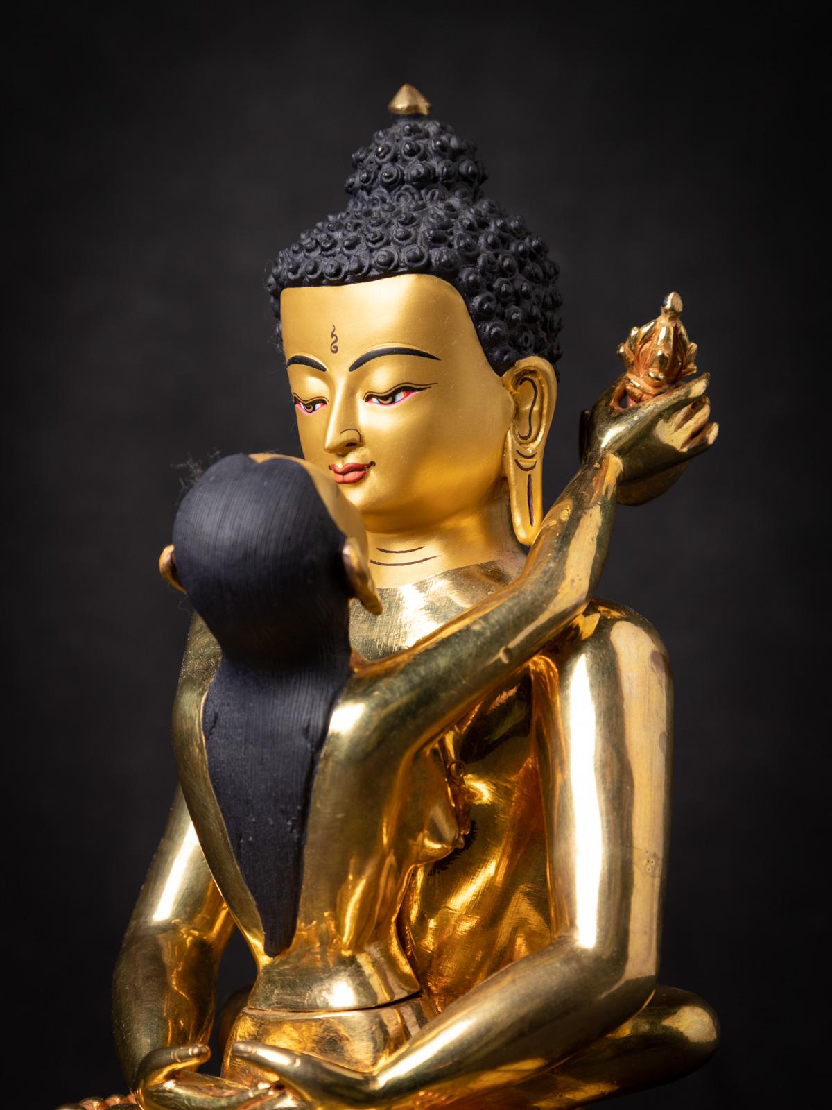 Neu hergestellte Nepalisch Samantabhadra-Statue in Goldform aus Samantabhadra – OriginalBuddhas (Bronze) im Angebot