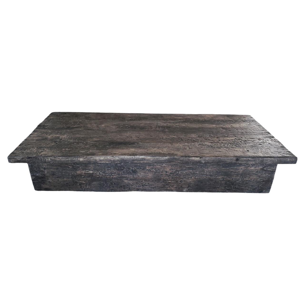 Custom Reclaimed Wood Naga Style Table  For Sale