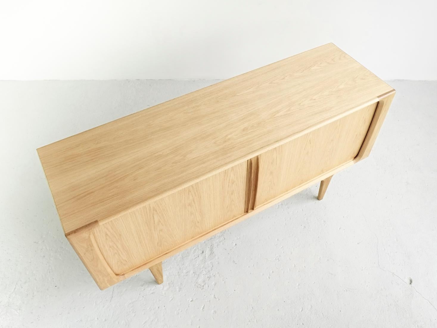 Newly Made Sideboard in Oak Model 142 by Bernhard Pedersen & Søn For Sale 4