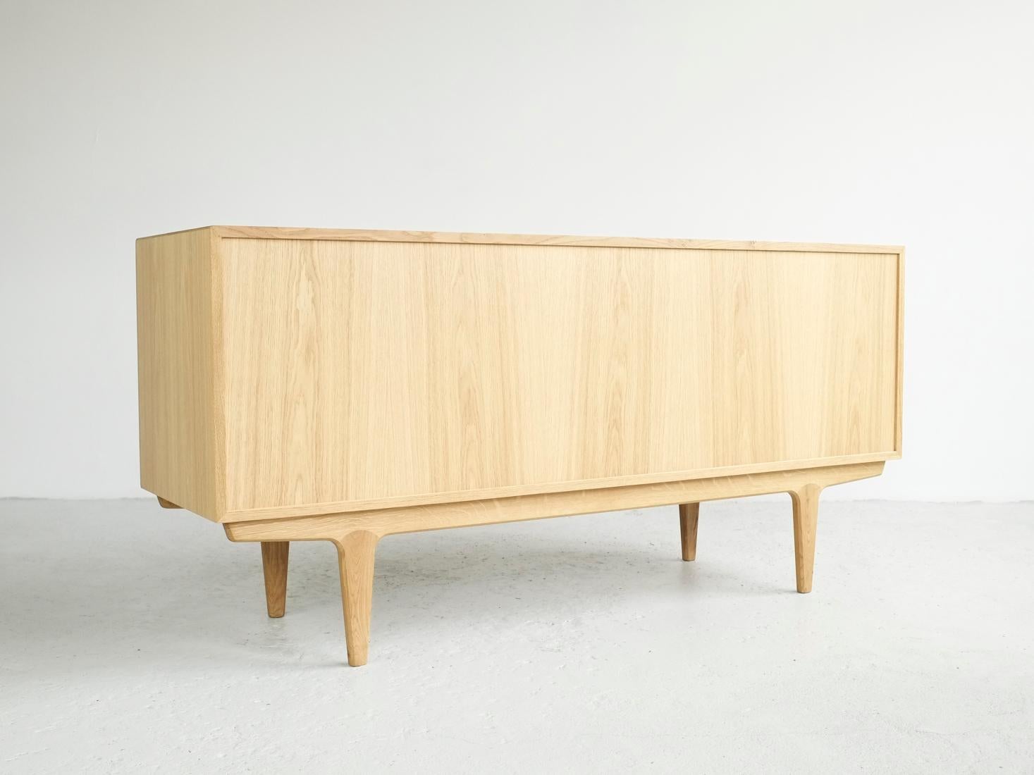 Newly Made Sideboard in Oak Model 142 by Bernhard Pedersen & Søn For Sale 5