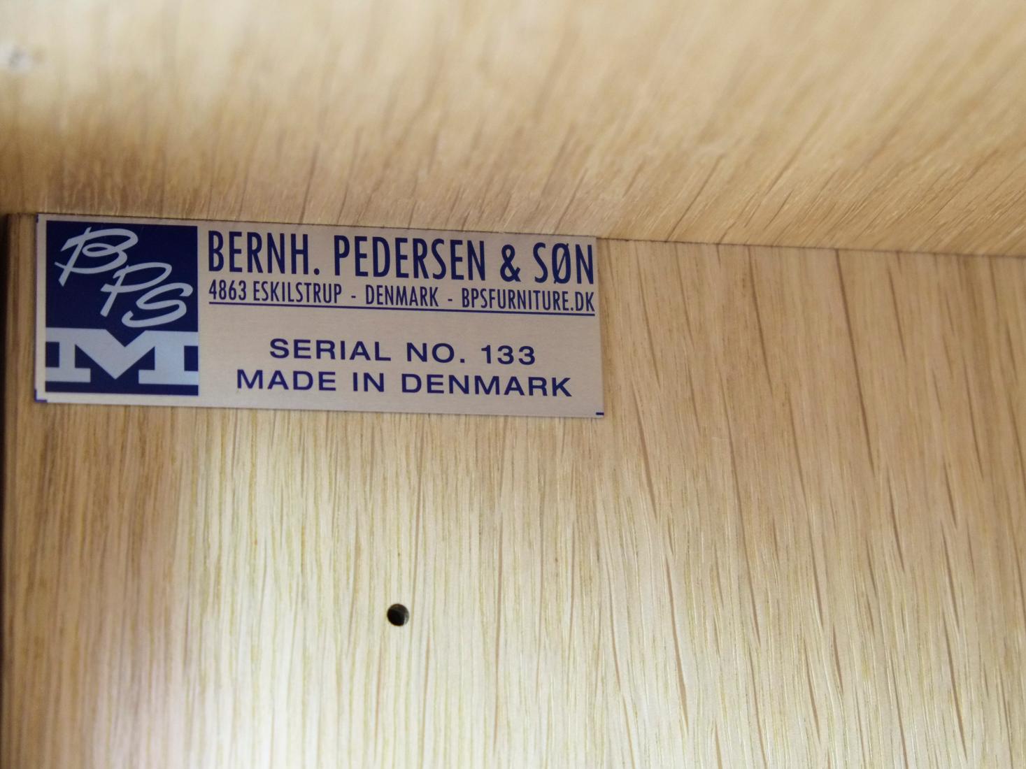 Newly Made Sideboard in Oak Model 142 by Bernhard Pedersen & Søn For Sale 6
