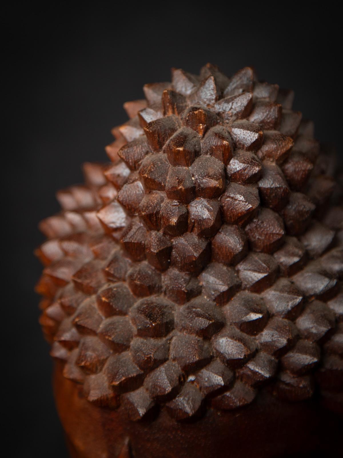 Tête de bouddha en bois de teck nouvellement fabriquée en Indonésie en vente 6