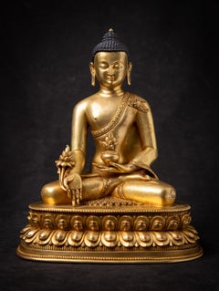 Newly made Very high quality bronze Nepali Medicine Buddha from Nepal