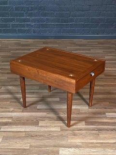 Newly Refinished -American of Martinsville “Accord” Side Table by Merton Gershun