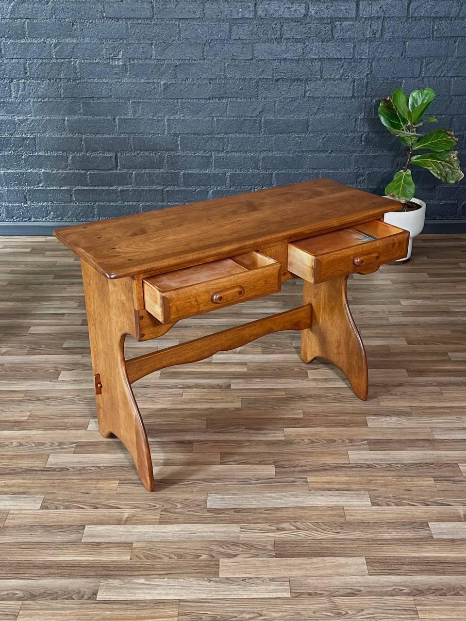 Other Newly Refinished - American Studio Craft Organic Modern Desk or Console Table For Sale