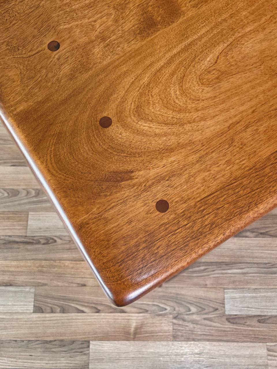Maple Newly Refinished - American Studio Craft Organic Modern Desk or Console Table For Sale