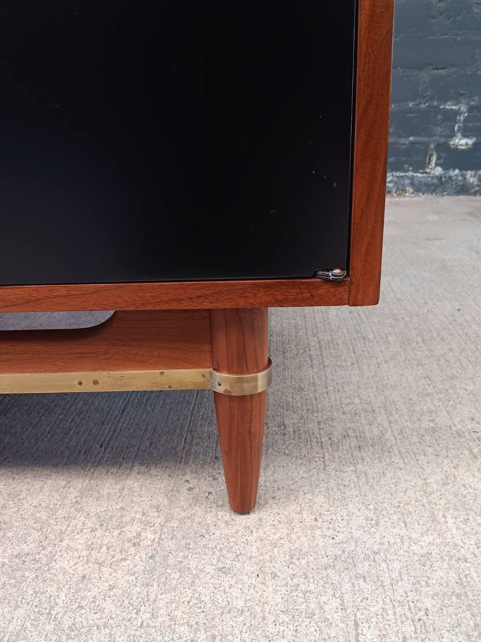Newly Refinished - Century Modern Credenza by Merton Gershun  For Sale 2