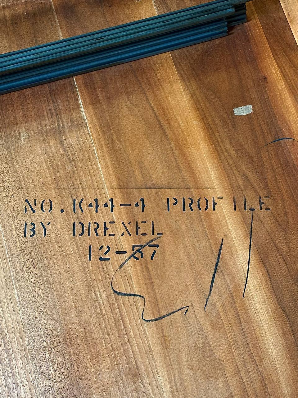 Newly Refinished - Expanding Mid-Century Modern “Profile” Dining Table 4