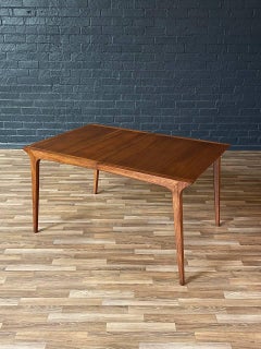 Newly Refinished - Expanding Mid-Century Modern “Profile” Dining Table
