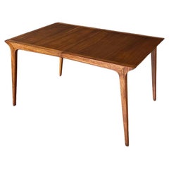 Newly Refinished - Expanding Mid-Century Modern “Profile” Dining Table