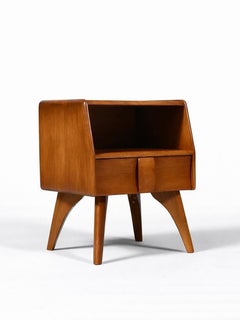 Appena rifinito - Comodino Heywood Wakefield "Kohinoor" con libreria