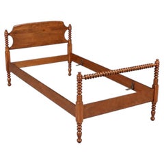 Newly Refinished -Heywood-Wakefield Old Colony Maple Spindle Twin Size Bed Frame