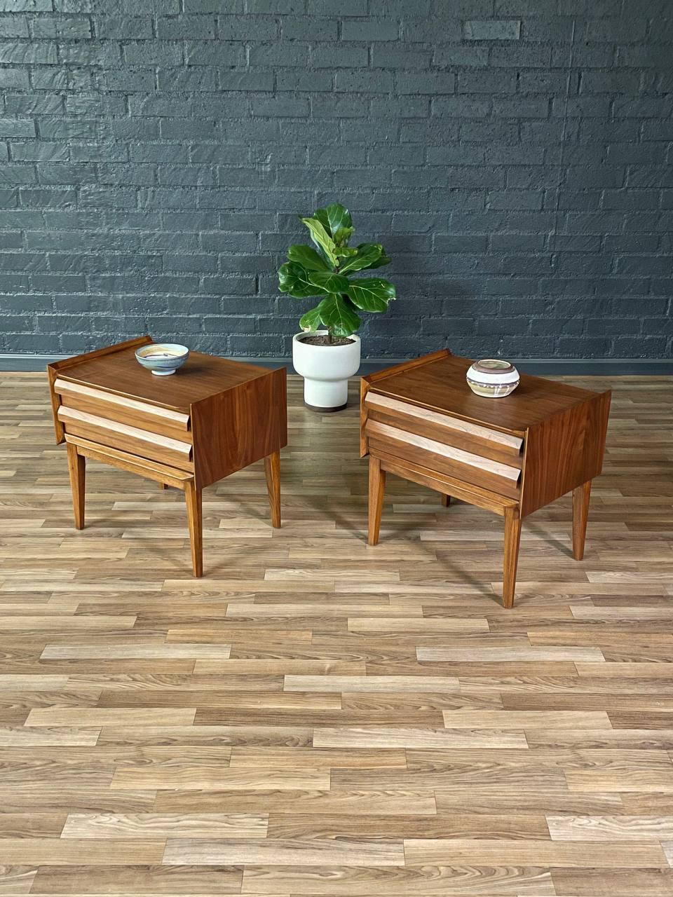 American Newly Refinished - Mid-Century Modern “1st Edition” Night Stands by Lane