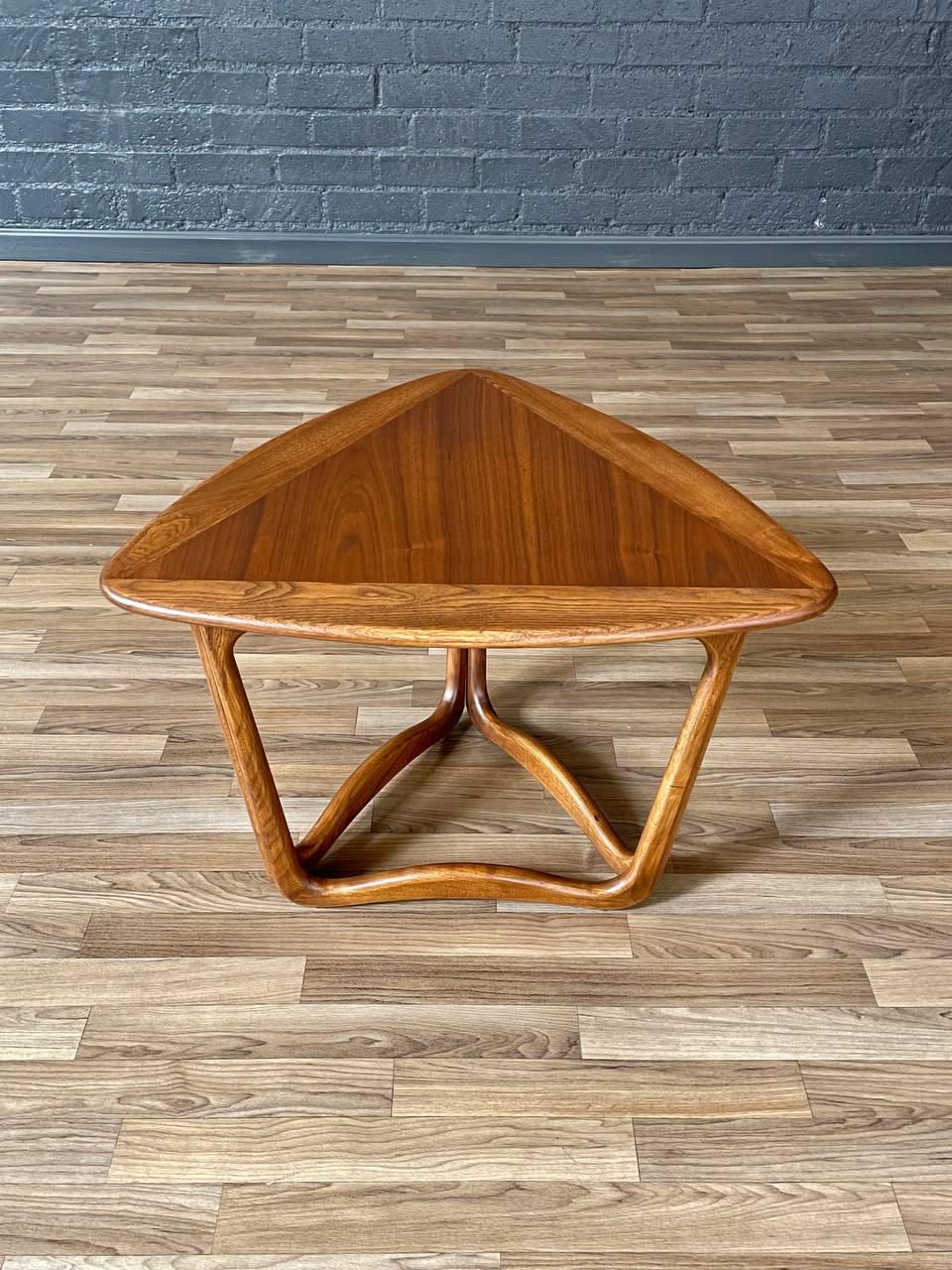 American Newly Refinished - Lane “Perception” Triangular Side Table by Warren Church For Sale