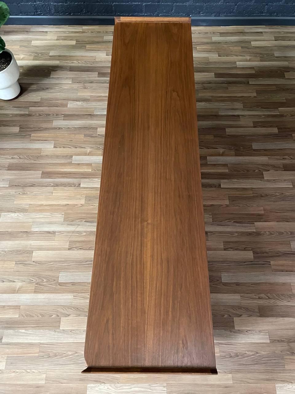 Newly Refinished - Large Mid-Century Modern “Rhythm” Walnut Dresser by Lane 4