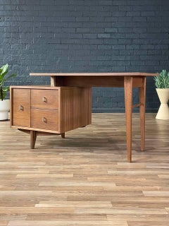 Newly Refinished - Mid-Century California Modern Desk by John Keal
