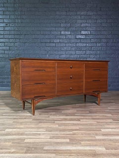 Newly Refinished - Mid-Century Californian Modern “Vega” Walnut Dresser