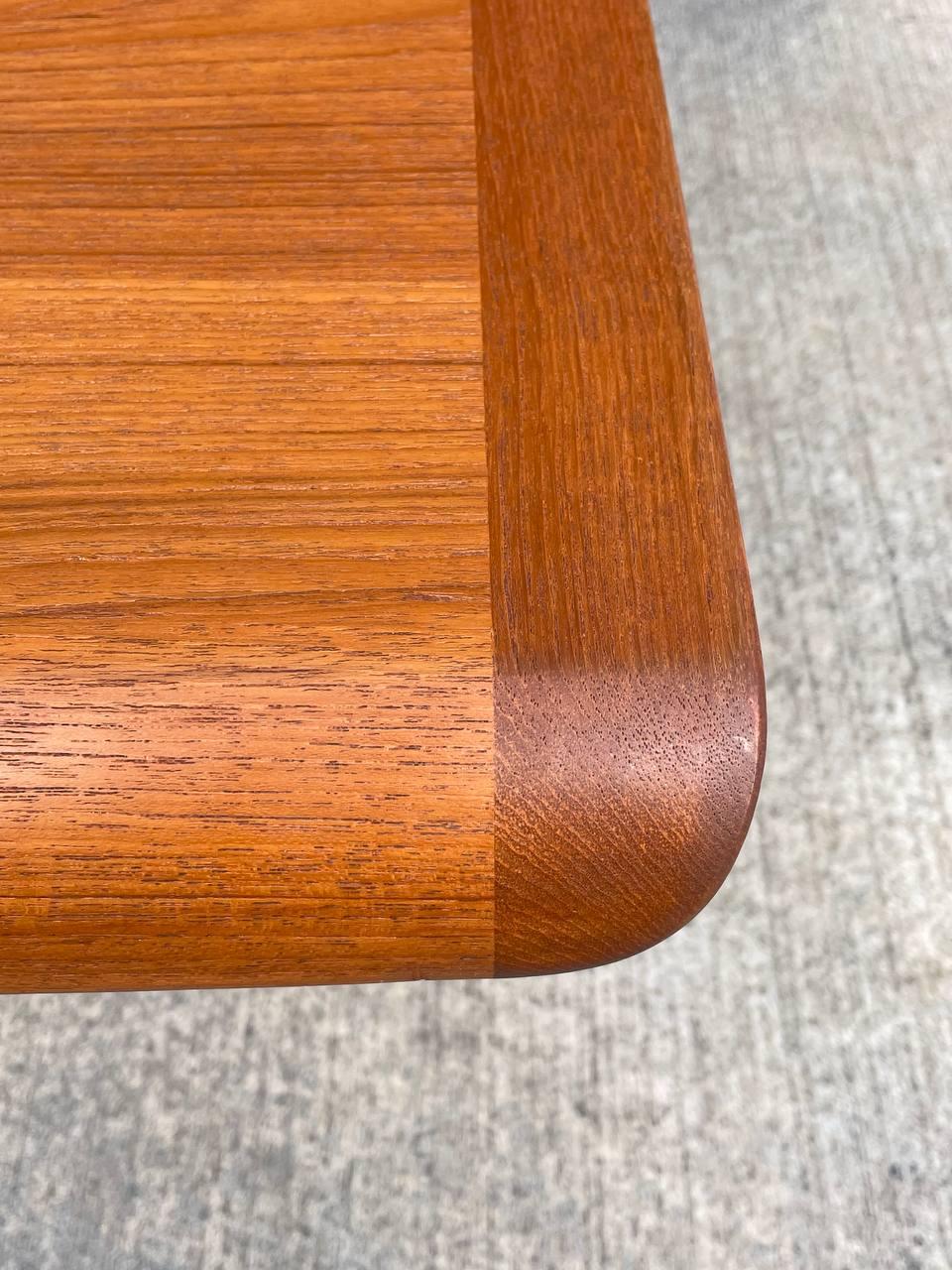 Newly Refinished - Mid-Century Danish Modern Teak Coffee Table by Vejle Stole For Sale 4