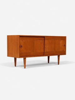 Newly Refinished - Mid-Century Danish Modern Teak Credenza