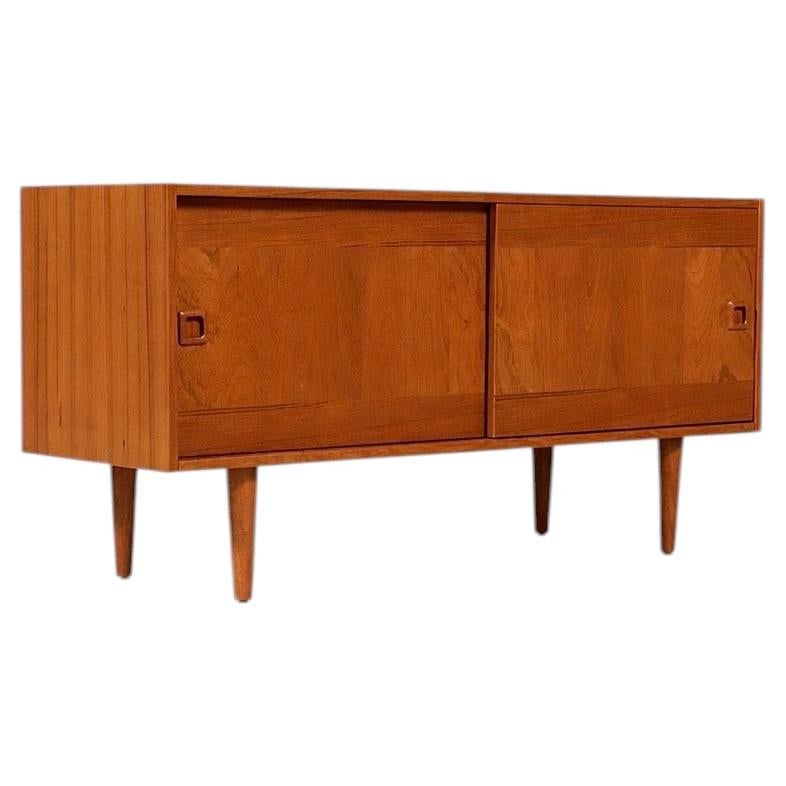 Newly Refinished - Mid-Century Danish Modern Teak Credenza
