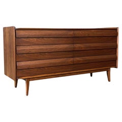 Newly Refinished - Mid-Century Modern “1st Edition” Walnut Dresser by Lane