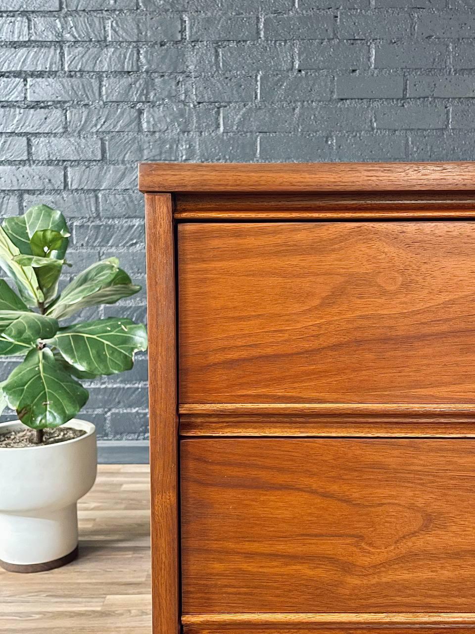 Newly Refinished - Mid-Century Modern 3-Drawer Dresser by Dixie 1