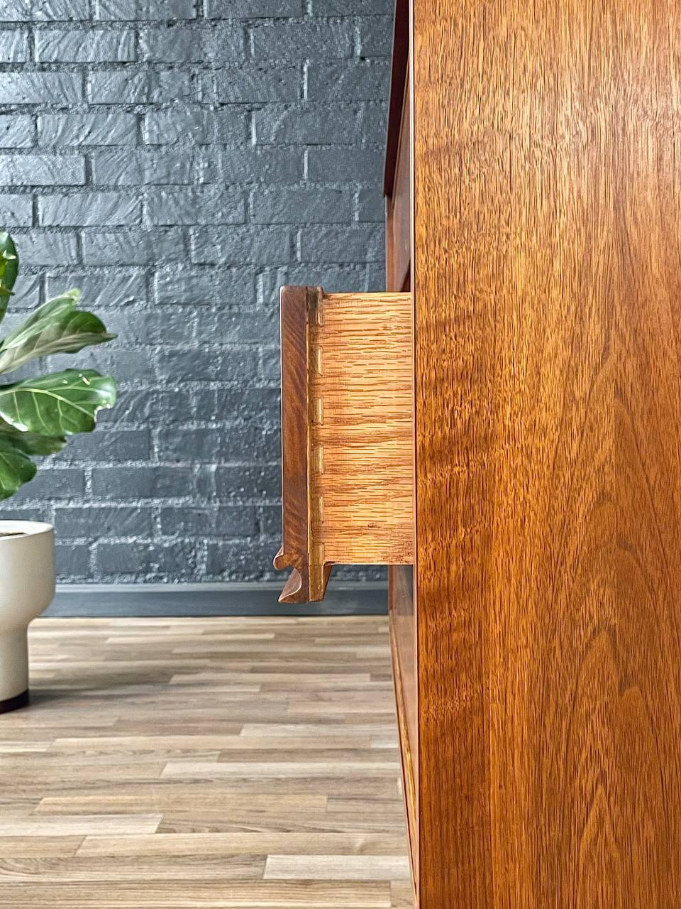 Newly Refinished - Mid-Century Modern 3-Drawer Dresser by Dixie 2