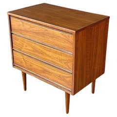 Newly Refinished - Mid-Century Modern 3-Drawer Dresser by Dixie