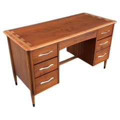 Vintage Newly Refinished - Mid-Century Modern “Acclaim” Desk by Lane