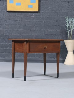 Newly Refinished - Mid-Century Modern “Acclaim” Walnut Night Stand by Lane
