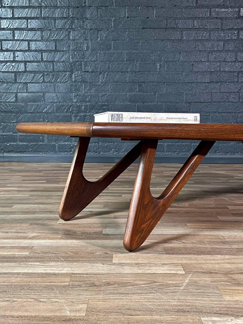 Tavolino da caffè in legno di noce 