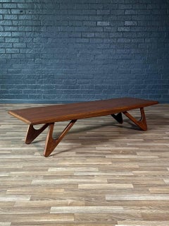 Newly Refinished - Mid-Century Modern “American Leisure” Walnut Coffee Table