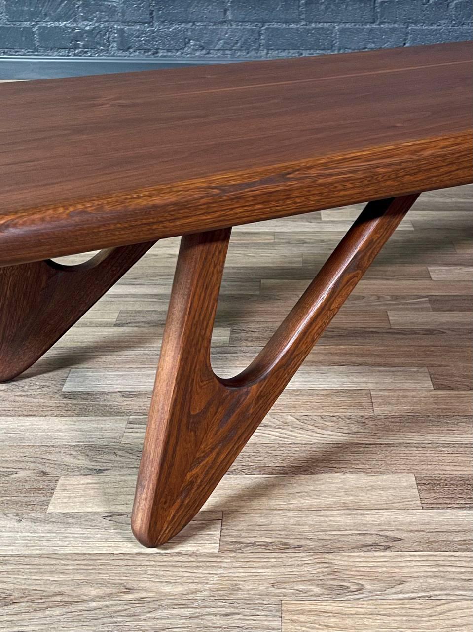 Tavolino da caffè in legno di noce 