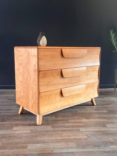 Newly Refinished - Mid-Century Modern Birch Dresser by Harmony House