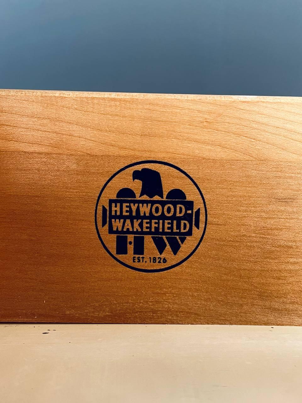 Newly Refinished - Mid-Century Modern Birch Highboy Dresser by Heywood Wakefield 5