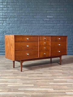 Appena rifinito - Comò a 10 cassetti "Declaration" in stile Mid-Century Modern