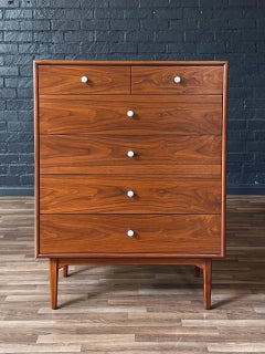 Appena rifinito - Comò Highboy "Declaration" in stile Mid-Century Modern