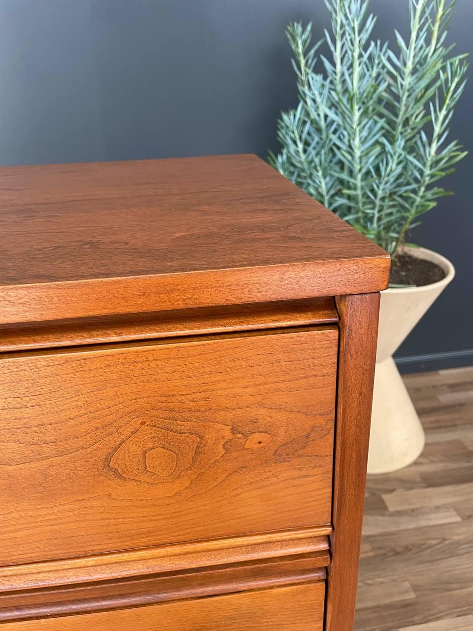 Newly Refinished - Mid-Century Modern Highboy Dresser 3
