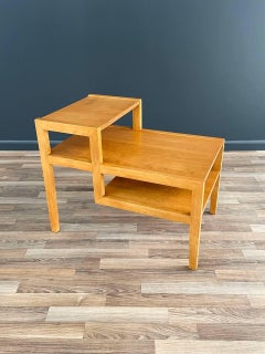 Neu lackiert – Mid-Century Modern Leslie Diamond Beistelltisch mit Diamanten für Conant Ball, Mid-Century Modern