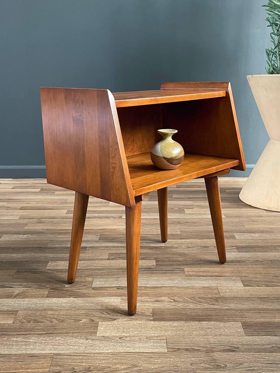 American Newly Refinished - Mid-Century Modern Night Stand by Crawford