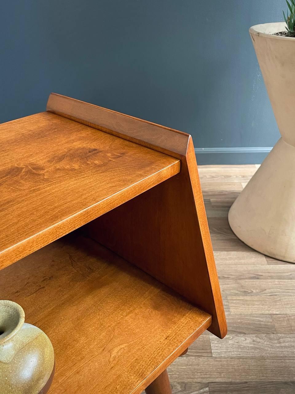 Newly Refinished - Mid-Century Modern Night Stand by Crawford 3