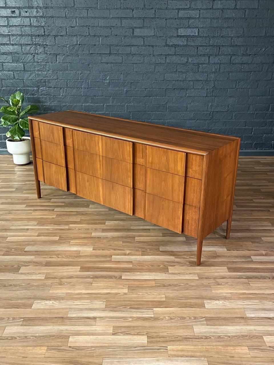 American Newly Refinished - Mid-Century Modern “Parallel” Dresser by Barney Flagg