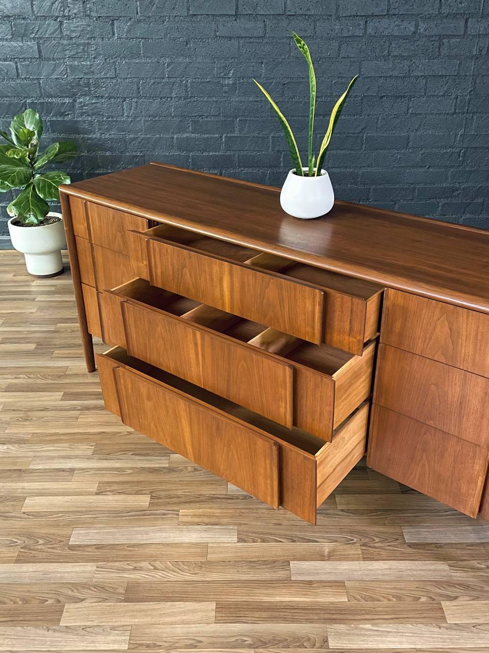 Mid-20th Century Newly Refinished - Mid-Century Modern “Parallel” Dresser by Barney Flagg
