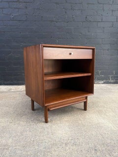 Newly Refinished - Mid-Century Modern “Parallel” Night Stand by Barney Flagg