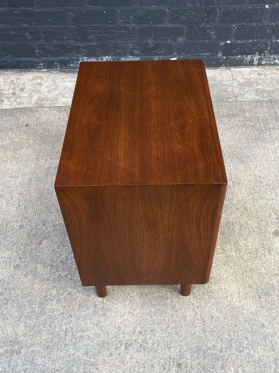 Mid-20th Century Newly Refinished - Mid-Century Modern “Parallel” Night Stand by Barney Flagg
